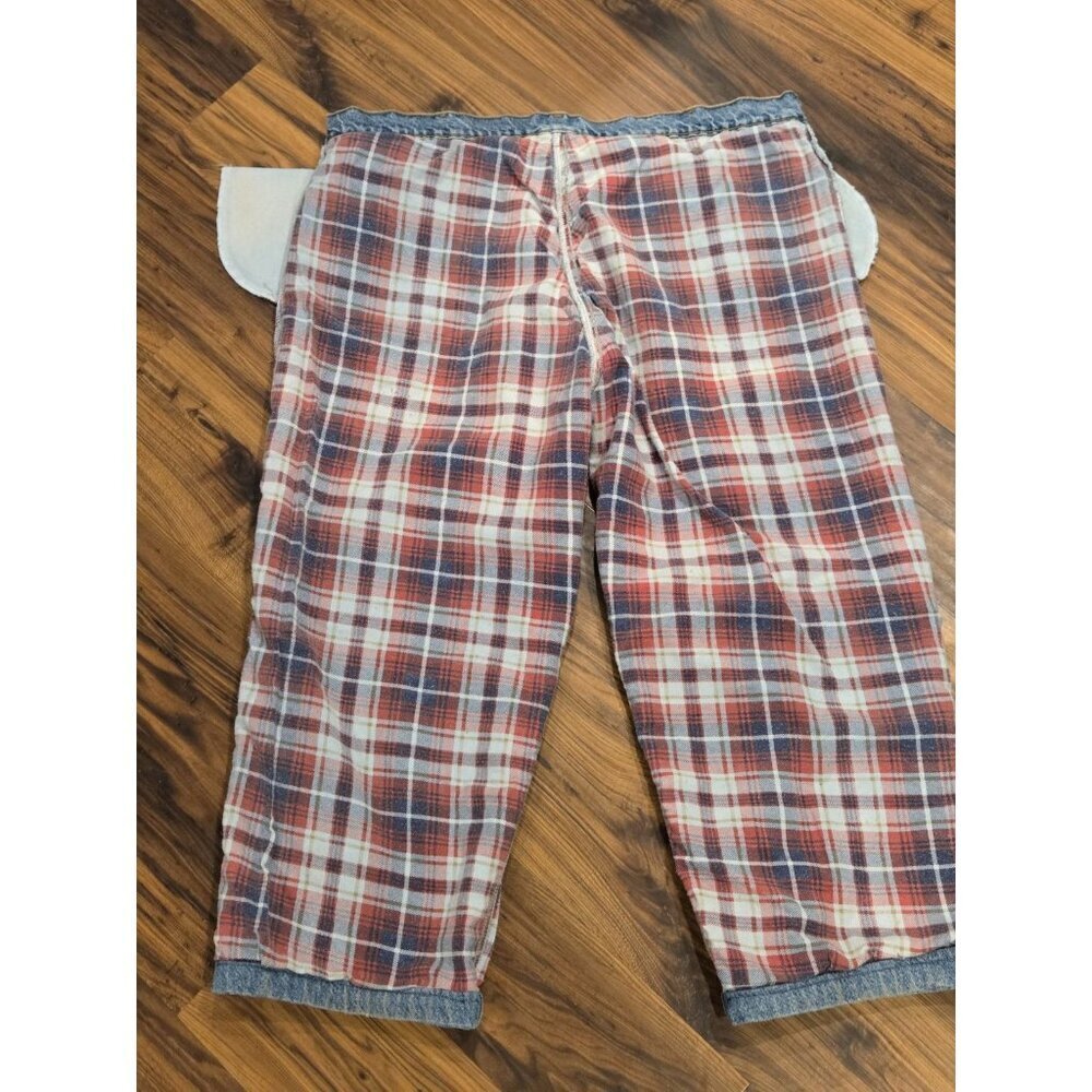 Vtg Carhartt Mens Flannel Lined Jeans Pants Denim Sz 44x24 Union Made USA - Picture 8 of 14